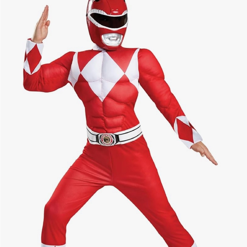 Red Power Ranger Kids Costume